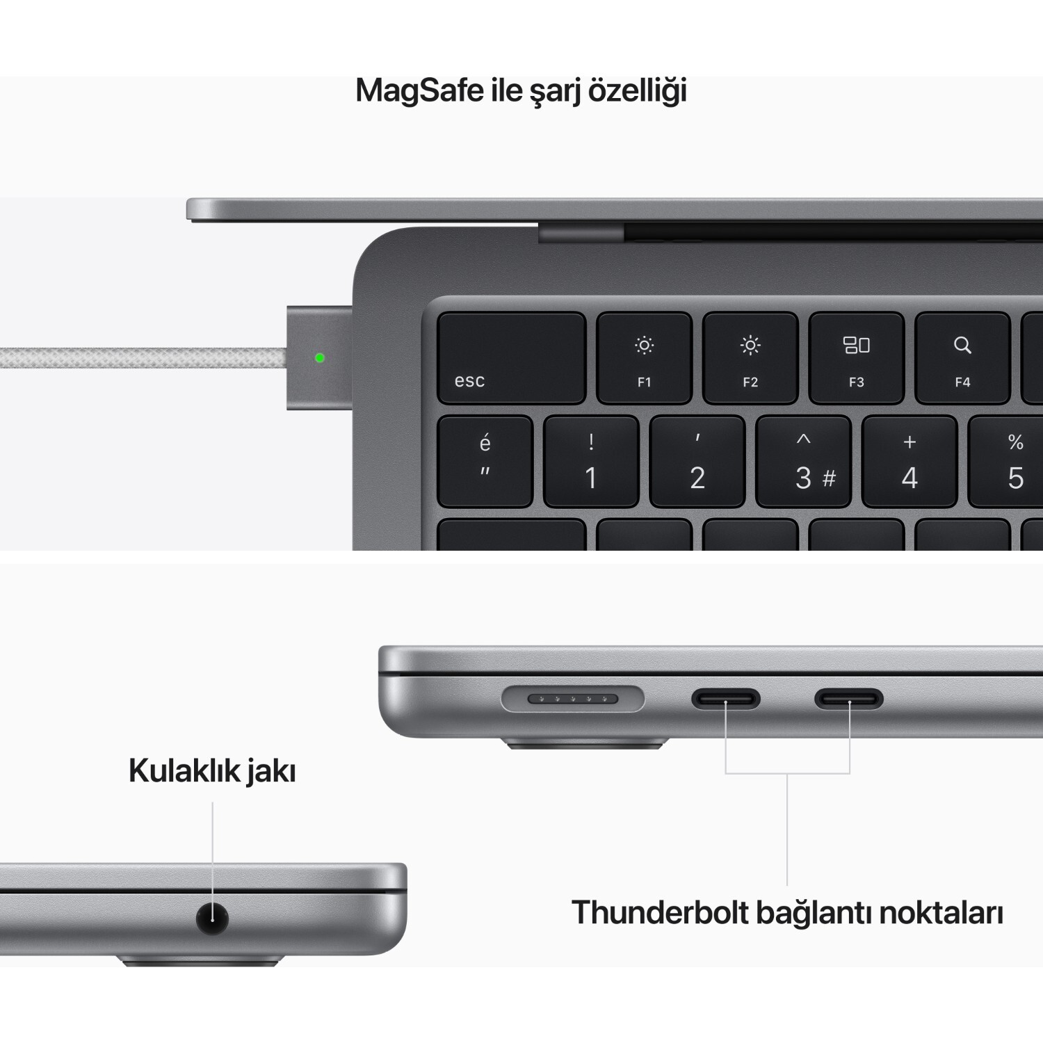 Apple MacBook Air M2 Çip 8GB 256GB SSD (Fırsat Ürünü) - 7